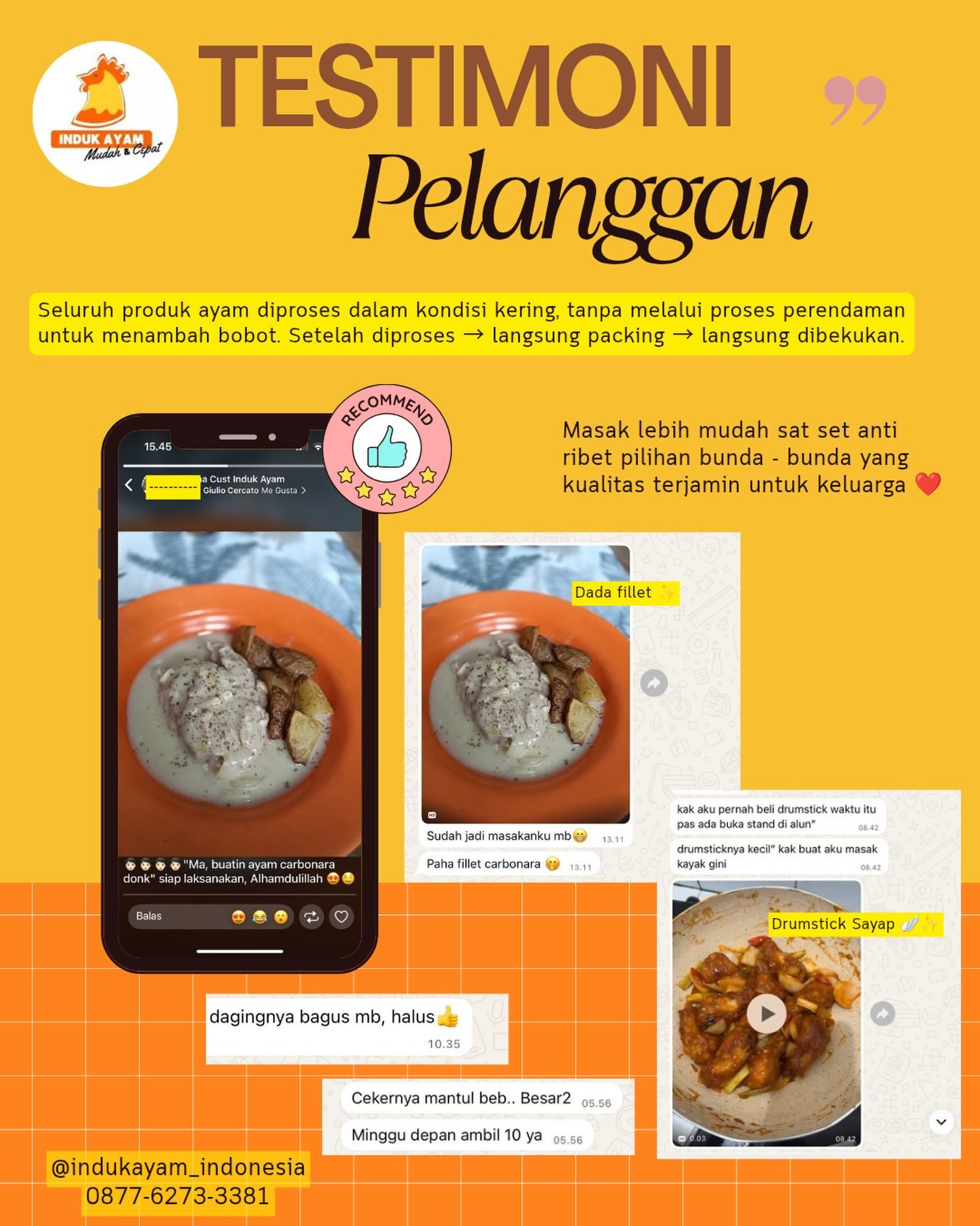 Cerita & masakan pelanggan
