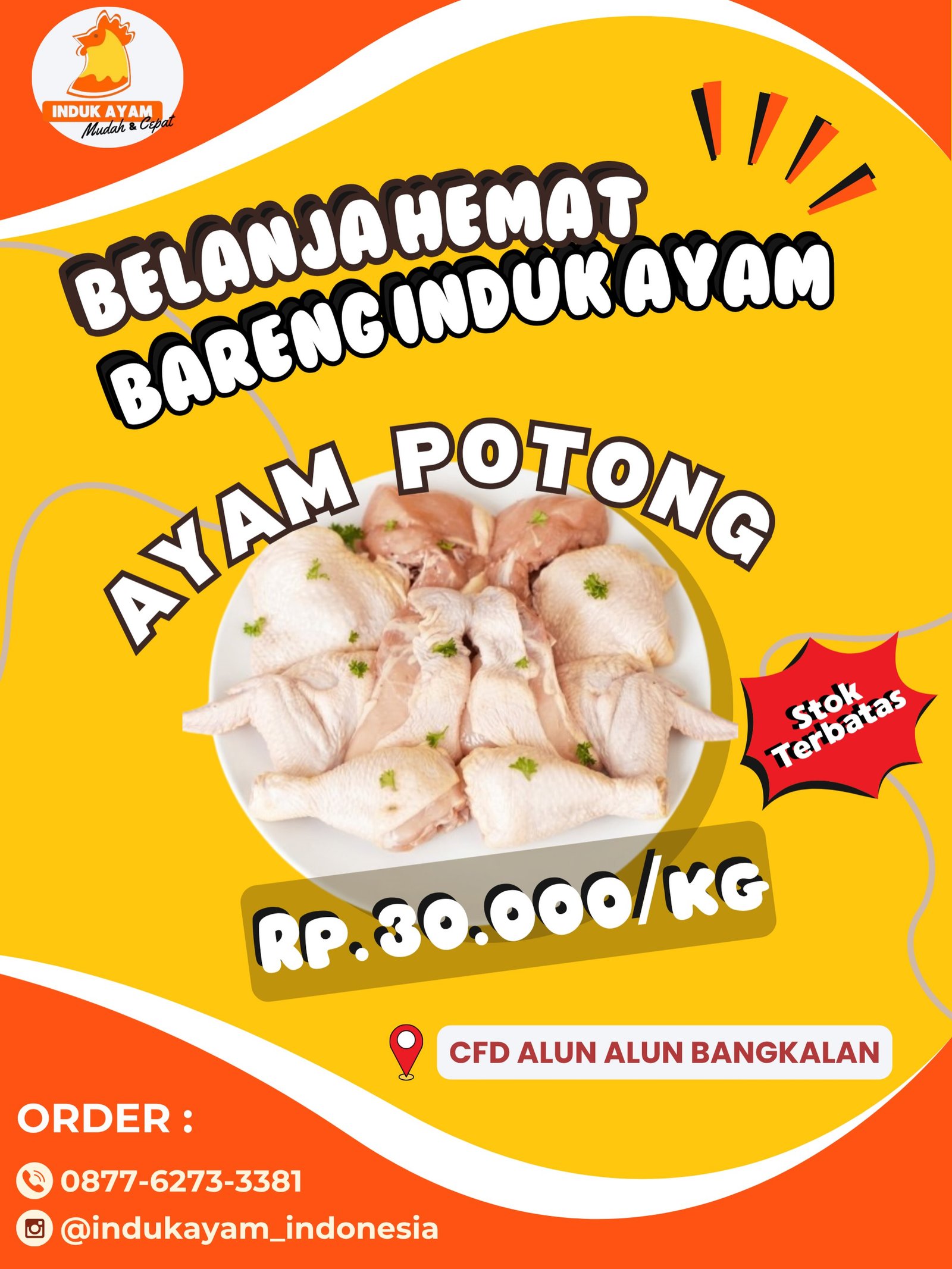 Belanja hemat bareng Induk Ayam